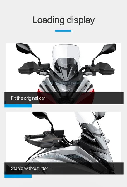 Paramani Per Moto IUVWISN Con Deflettori - Per NC700X 750X CB650F CTX700 2014-2018 - Foto 8