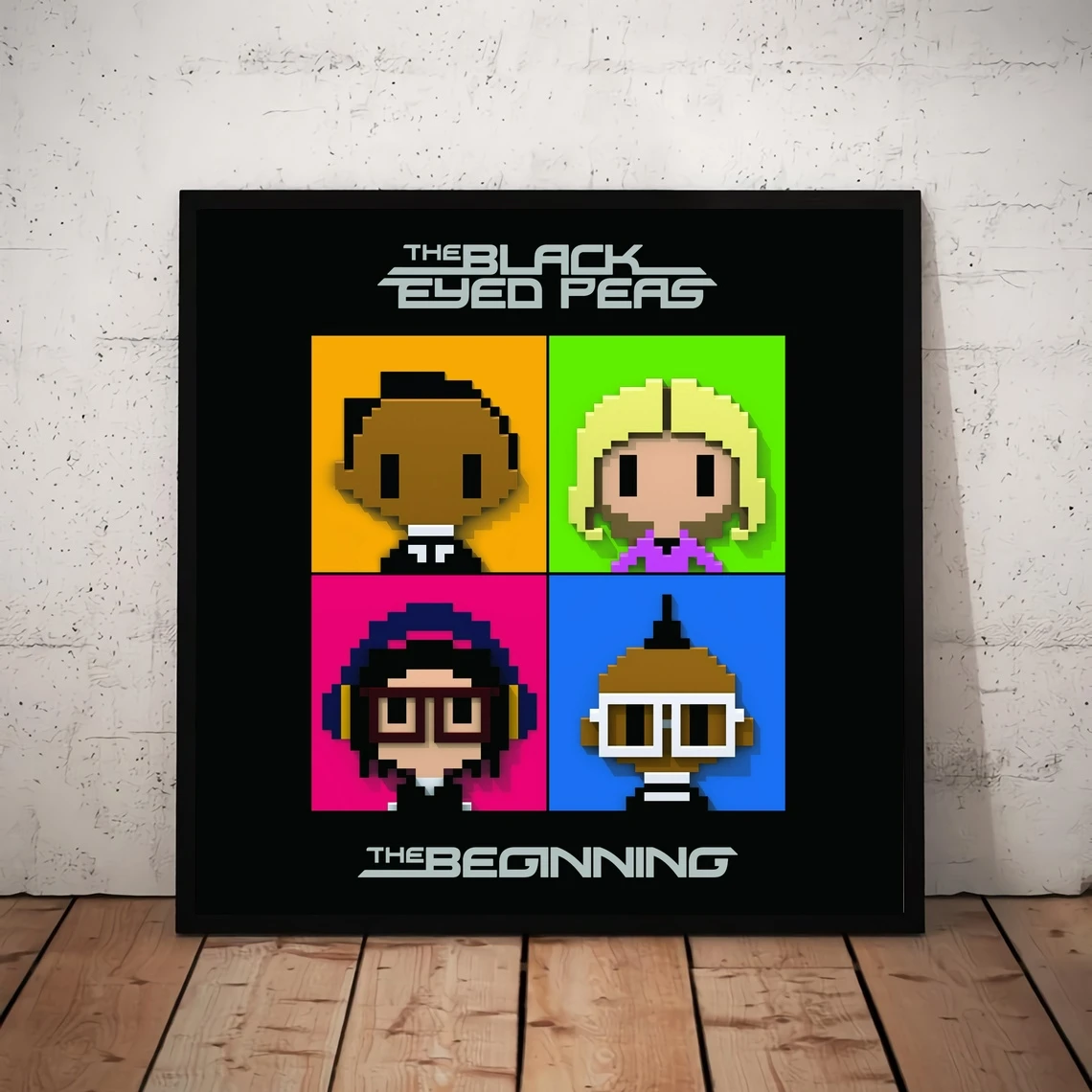 Black Eyed Peas The Beginning Music Album Cover Poster Canvas Art Print