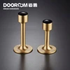 Dooroom Brass Door Stops Hole Free Bathroom Door Stopper Heavy Duty Floor Wall Mount Bumper Non-magnetic Door Holder Catch ► Photo 2/6