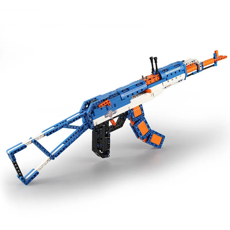 

Toy Brick Set Weapon Gun Simulation guns bricks Military firearms Series Children Assembled Model Building Block boy gifts