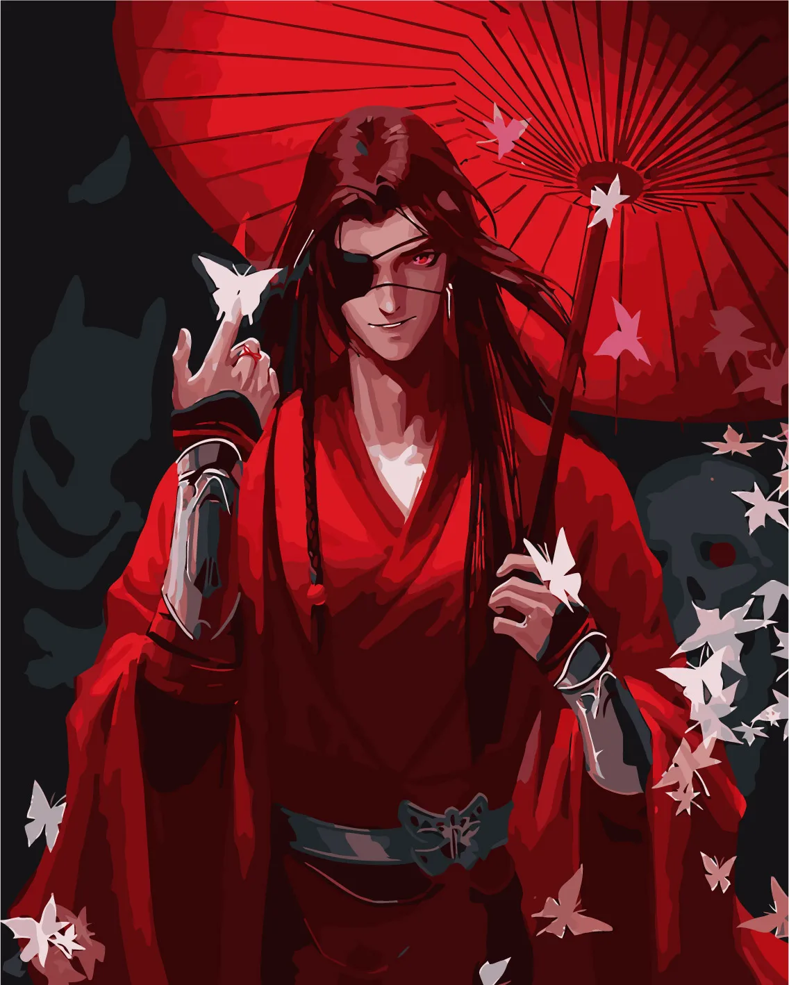  China Anime Poster Full Time Magister Quan Zhi Fa Shi  Characters Collection Xianxia World P3 Canvas Poster Bedroom Decor Sports  Landscape Office Room Decor Poster Gift 16x24inch(40x60cm) : מוצרים למשרד