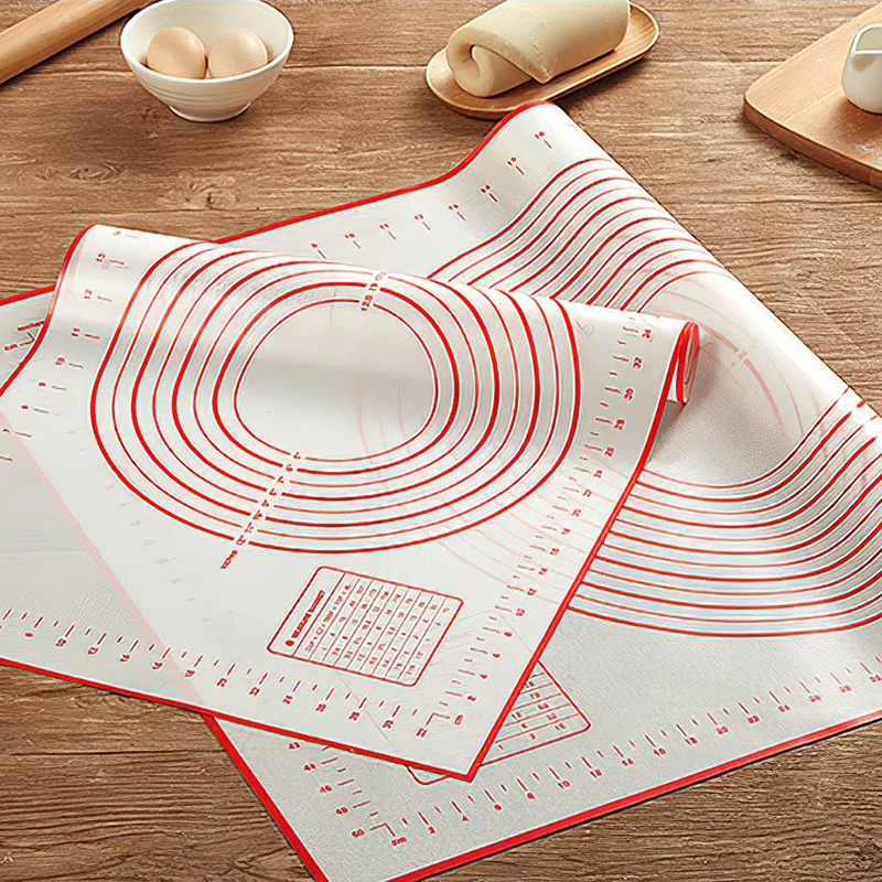 

Silicone Baking Mat Pizza Dough Maker Pastry Kitchen Gadgets Cooking Tools Utensils Bakeware Kneading Accessories Lot