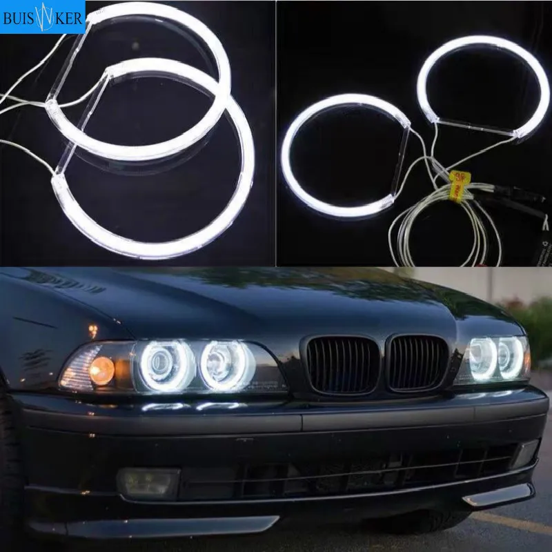 Комплект ангельские глазки для BMW E36 E38 E39 E46 CCFL теплый белый гало кольцо 131 мм * 4 (с