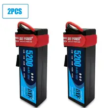 DXF Battery lipo 3S 11.1V 5200mah Hardcase 100C 200C 11.1V 2700mah 30C For RC Drone Quadcopter Helicopter 1/8 RC car boat FPV dxf good quality lipo battery 14 8v 4s 8000mah 30c 60c rc akku bateria for airplane helicopter boat fpv drone uav