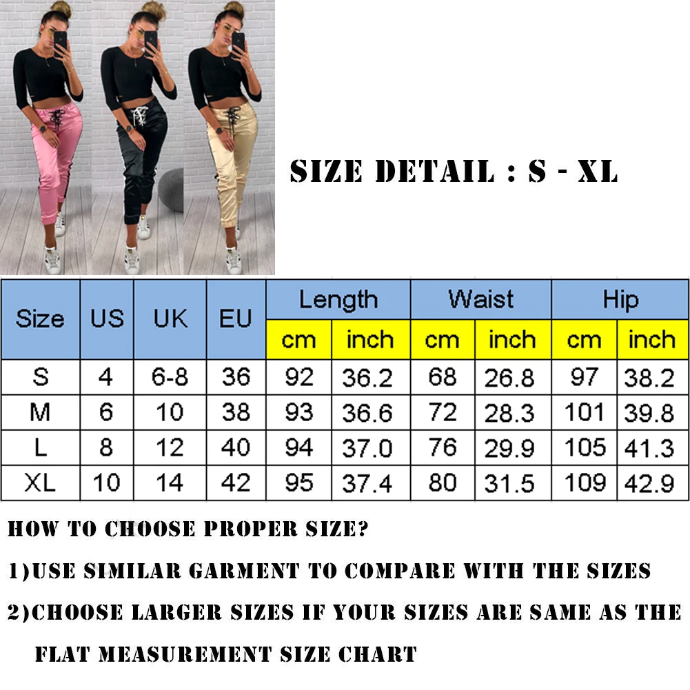 High Waist Ladies Trouser Women 