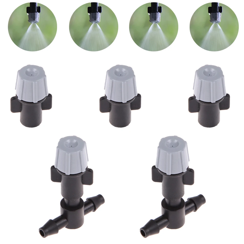20PCS Adjustable Garden Drip Irrigation Misting Nozzles Dripper Watering Sprayer Atomization