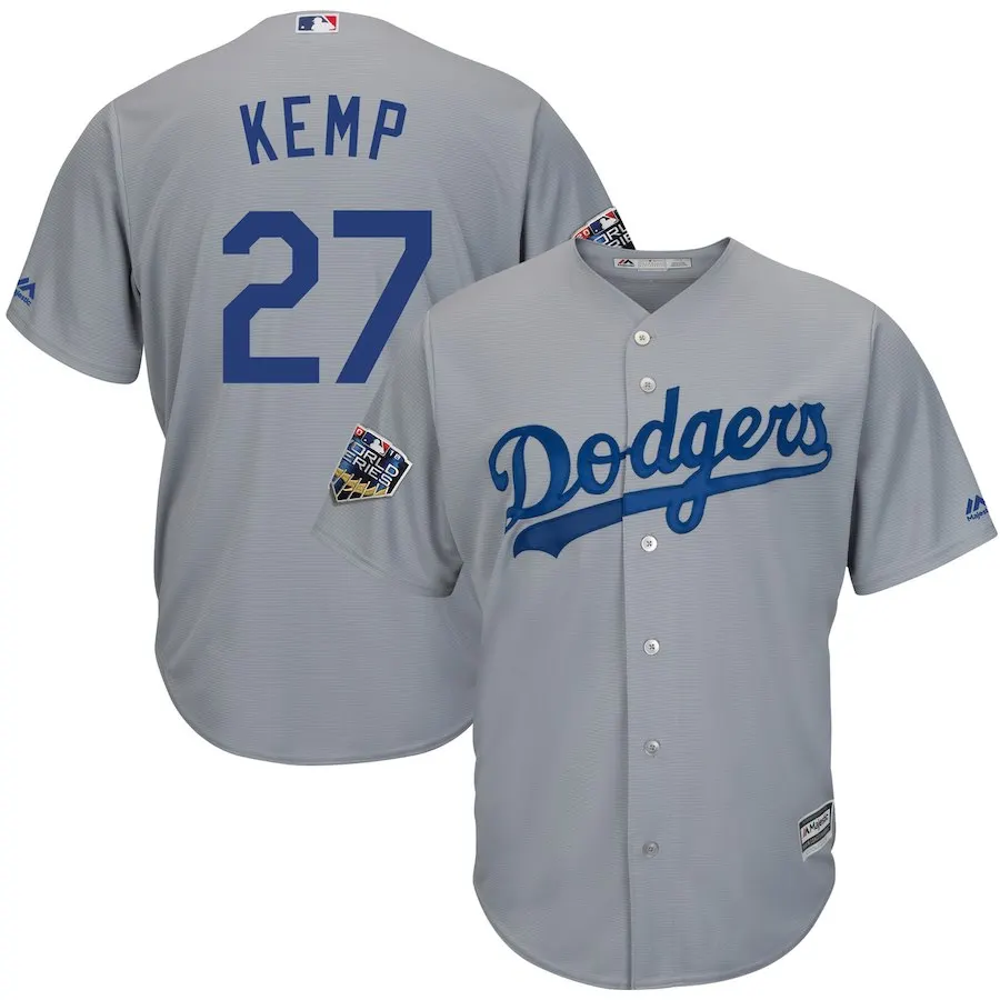 Зеленый Мужчины Джерси#8 Manny 27 Matt Kemp 74 Jansen 13 Max Muncy 66 Yasiel Puig World - Цвет: Зеленый