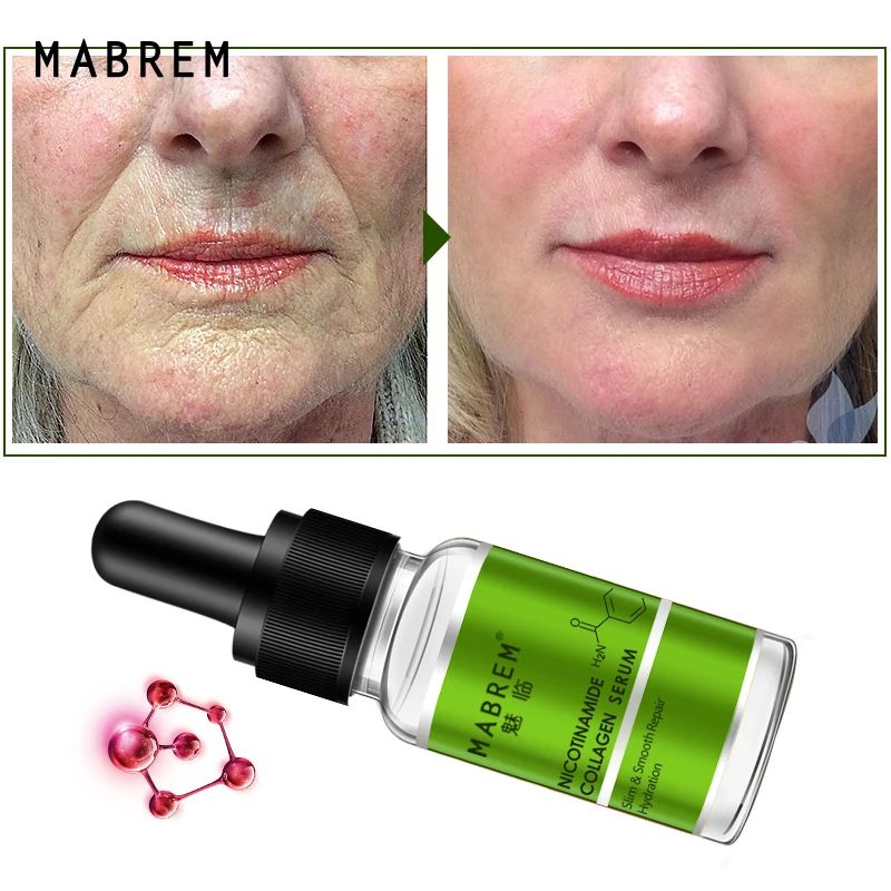

MABREM Nicotinamide Collagen Repair Solution Serum Anti-aging Anti-wrinkle Whitening Moisturizing Essenc Smooth Firm Face Care
