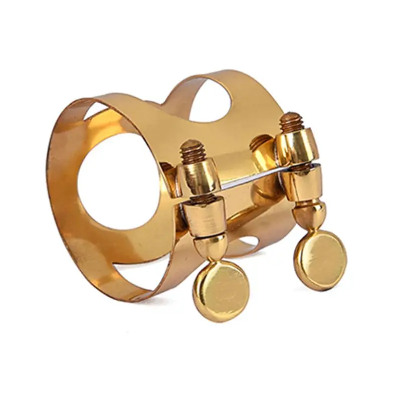 Металлический зажим для мундштука Ligature кларенета E Alto Sax резиновый бакелит