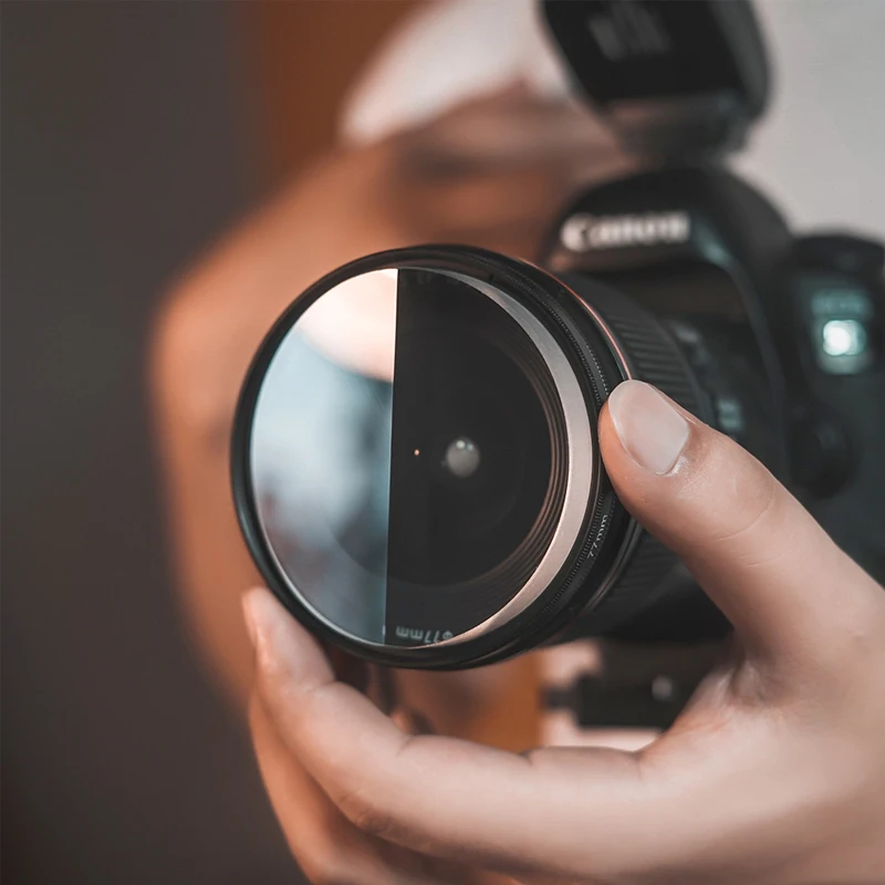 77MmGhostingEffectFilterPhotographyVideoSlrCameraLensDouble