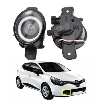 

2PCS LED Fog Light Angel Eye Daytime Running Light DRL H11 12V For Renault Clio 2/II Box SB0 1998 1999 2000 2001 2002 2003 2004
