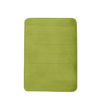 

Memory Foam Pad Thick Fleece Slow Rebound Bathroom Kitchen Vertical Striped Carpet Non-slip Soft Doormat