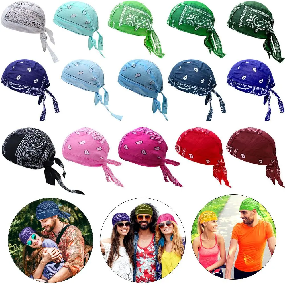 Cycling Hat Headband Breathable Cooling Bicycle Headscarf Quick Dry Bandana Pirate Cap Helmet Liner For Men and Women