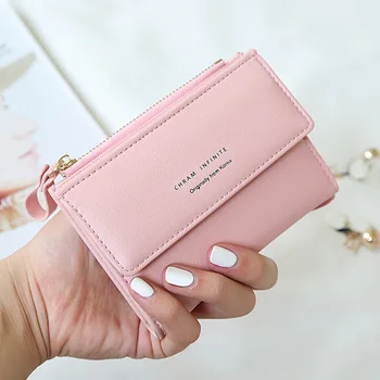 

2020 New Student Mini Coin Purse Small Wallet Multi-card Ladies Wallet Short Two-fold Wallet