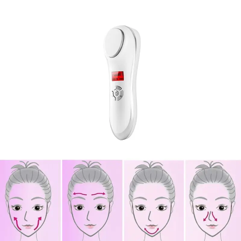  Face Photon Microcurrent Mesotherapy LED Light Therapy Radio Frequency RF Lifting Facial Ultrasonic