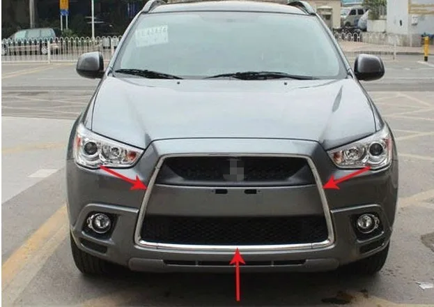 

ABS chrome front grill racing around 2010 - 2012 asx adjustment