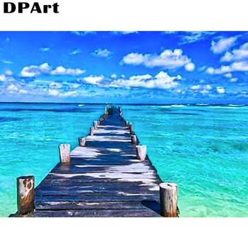 

Diamond Painting Full Square/Round Drill Bridge To The Sea 5D Daimond Painting Embroidery Cross Stitch Mosaic Rhinestone Zou325