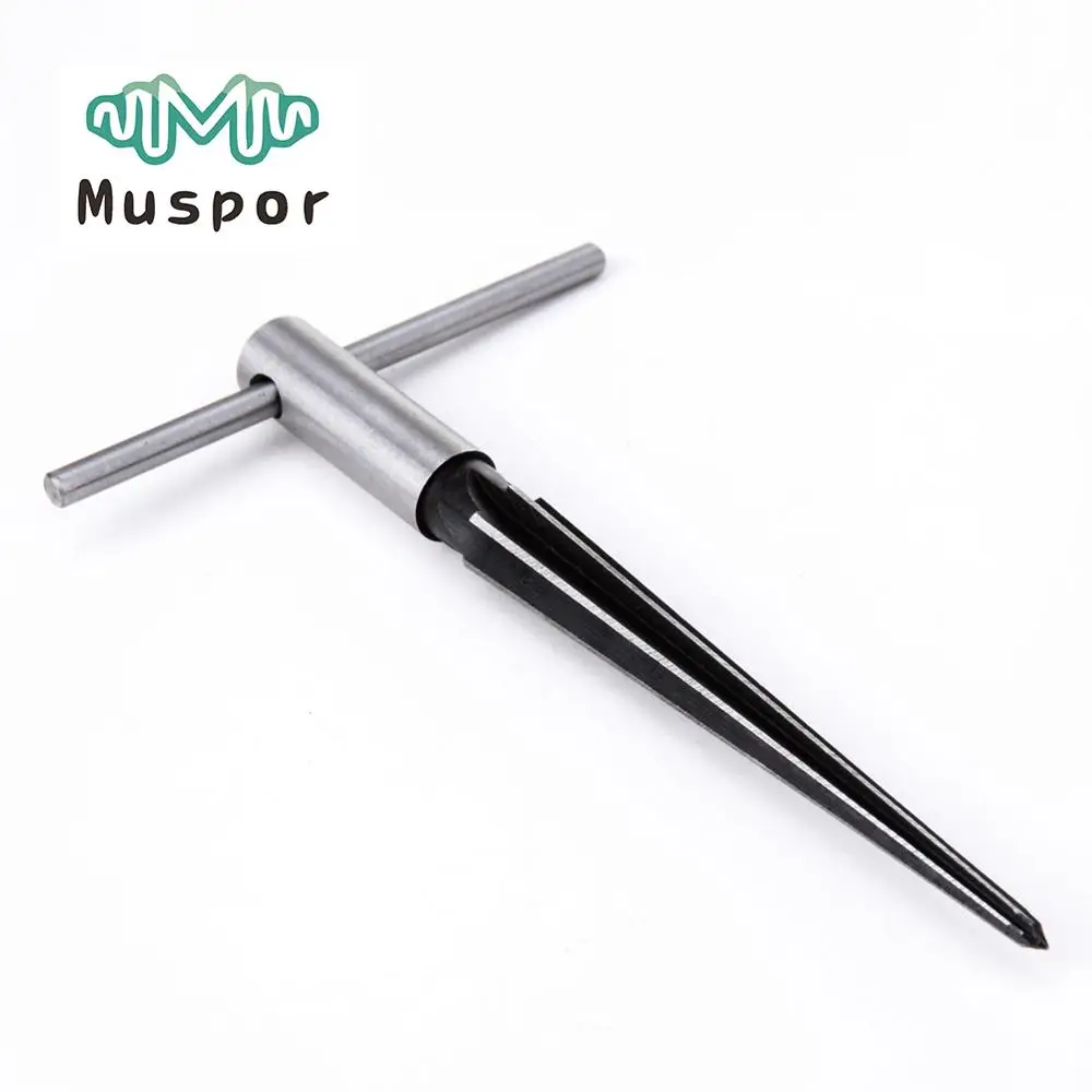 

Tapered Guitar Bridge Pin Hole Reaming Tapered Tool 6 Fluted Reamer Guitar Woodworker Luthier Tool Cutting Core Drill Escariador