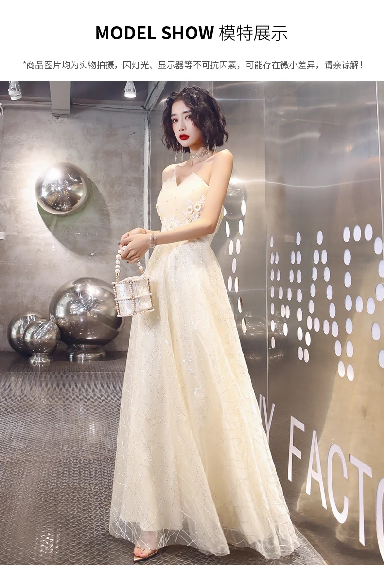Robe de soiree Новая мода кружева Бисероплетение с аппликацией Длинные вечерние платья Элегантный vestido de festa банкет Вечеринка Выпускной платья