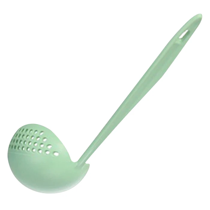 Multi-function 2-in-1Filter Spoon Porridge Soup Spoon Long Handle Spoon Kitchen Tableware BJStore