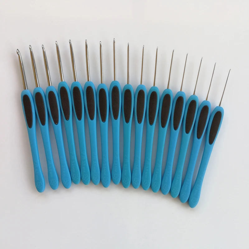 QZLKNIT Ручная шлифовка из нержавеющей стали вязанный крючком нетриковый провод