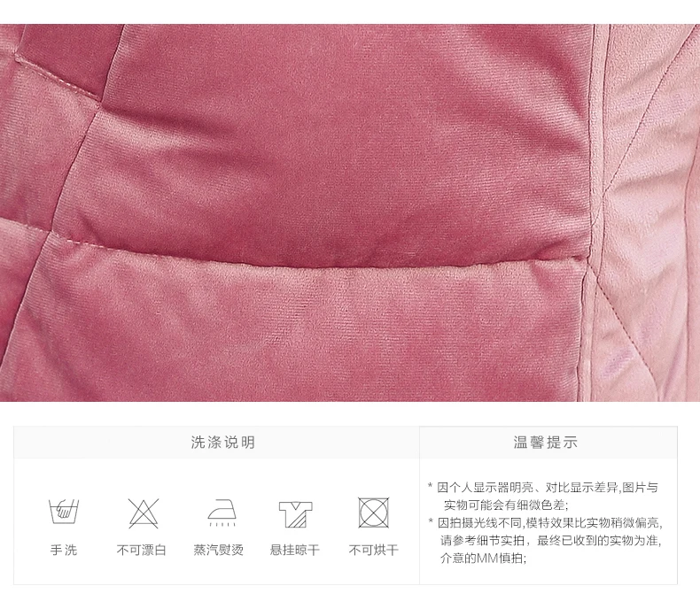 Cotton-padded Jacket New Style Women's Mid-length Korean-style Loose Thick down Feather Cotton-padded Clothes Gold Velvet W