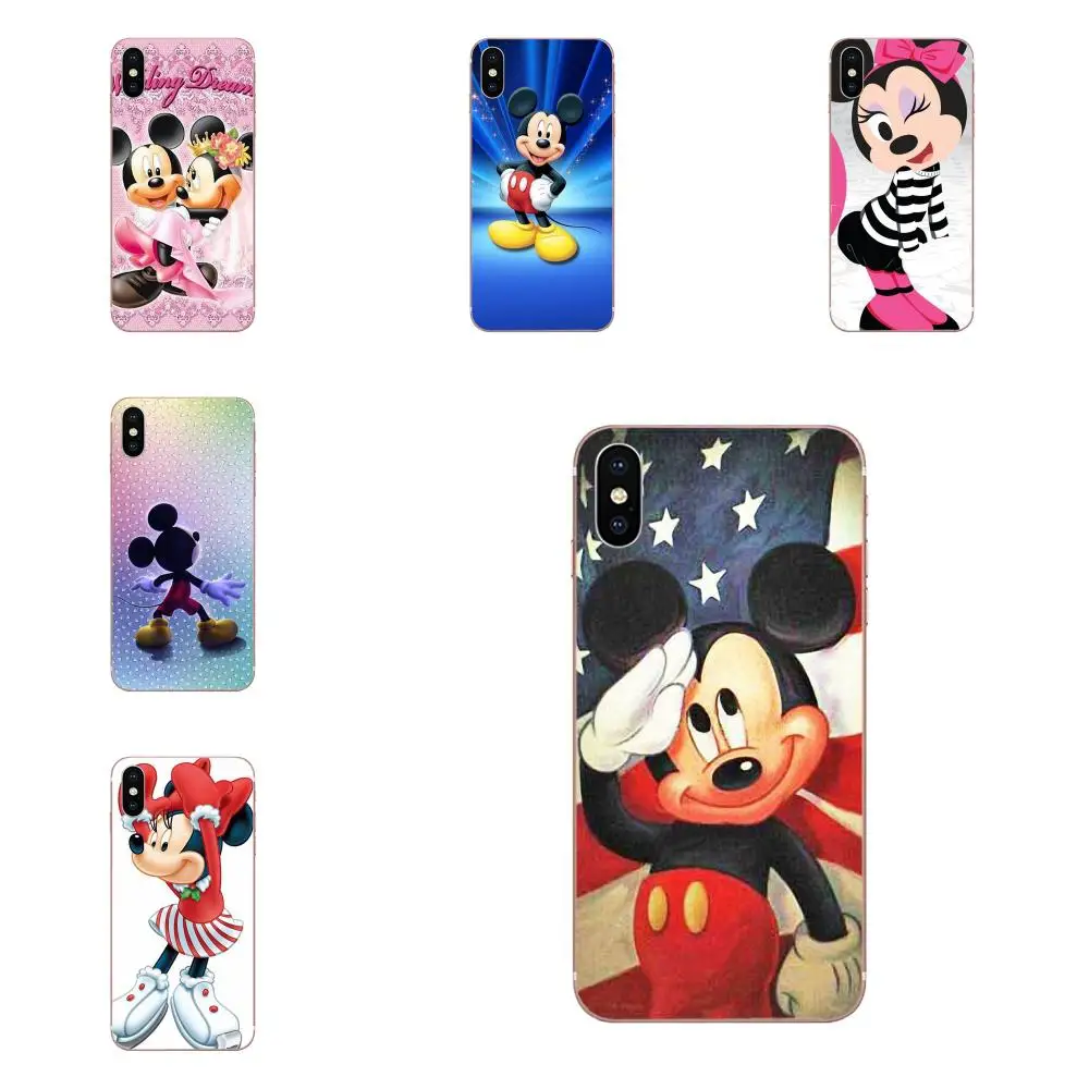 

Minnie Mickey Mouse Cartoon 2017 For Huawei Honor Mate 7 7A 8 9 10 20 V8 V9 V10 G Lite Play Mini Pro P Smart TPU Protector