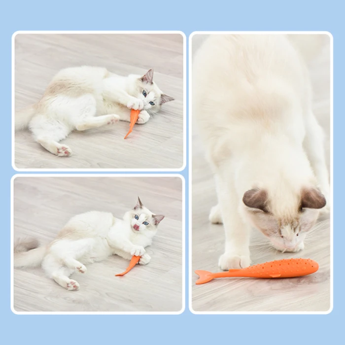 Зубная щетка для кошек, молярная палочка для домашних животных, силиконовая Чистящая игрушка для зубов, игрушечная зубная щетка UD88