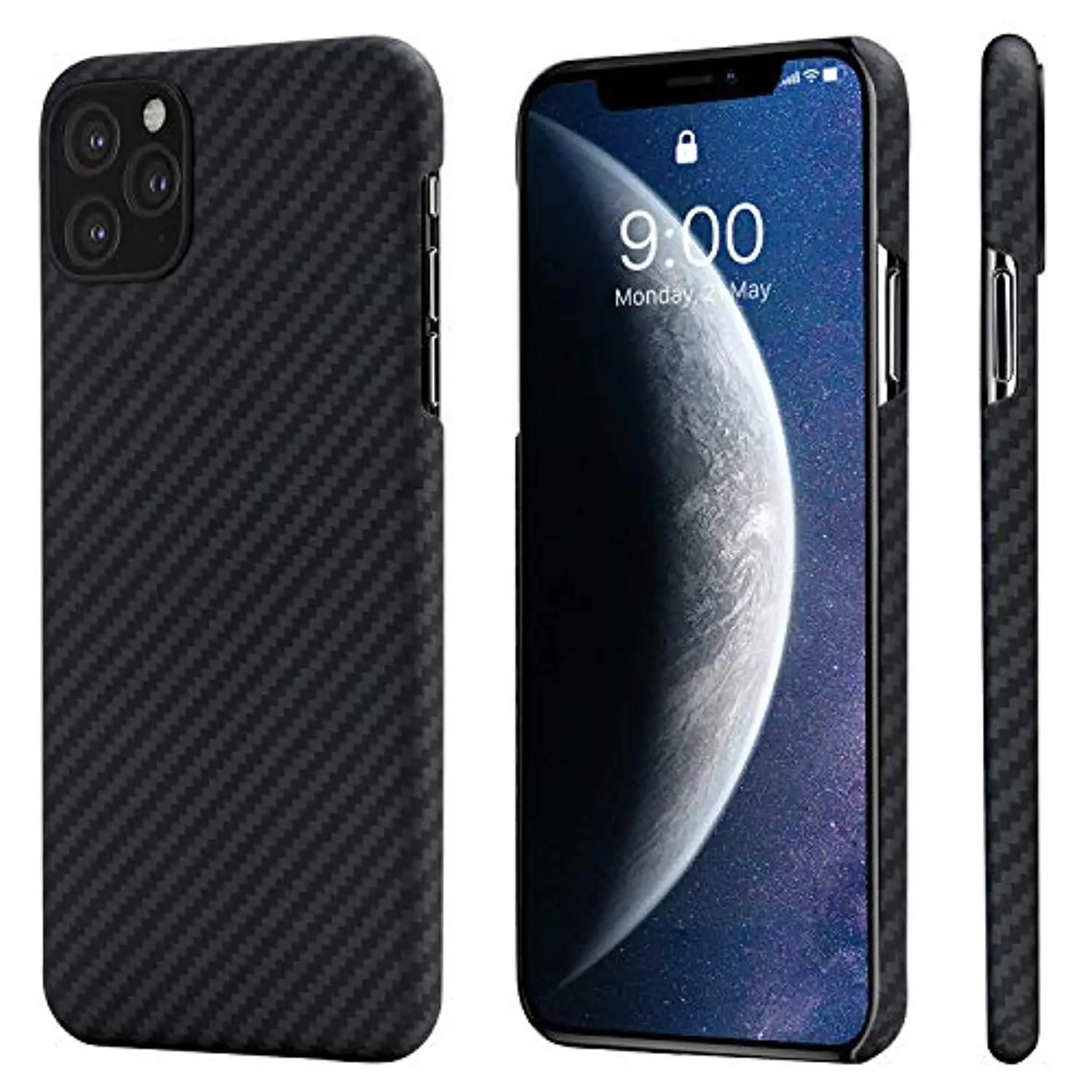 Армированный чехол для телефона из углеродного волокна s iPhone 11 Pro Max XS XR X 6 6s 7 8 Plus