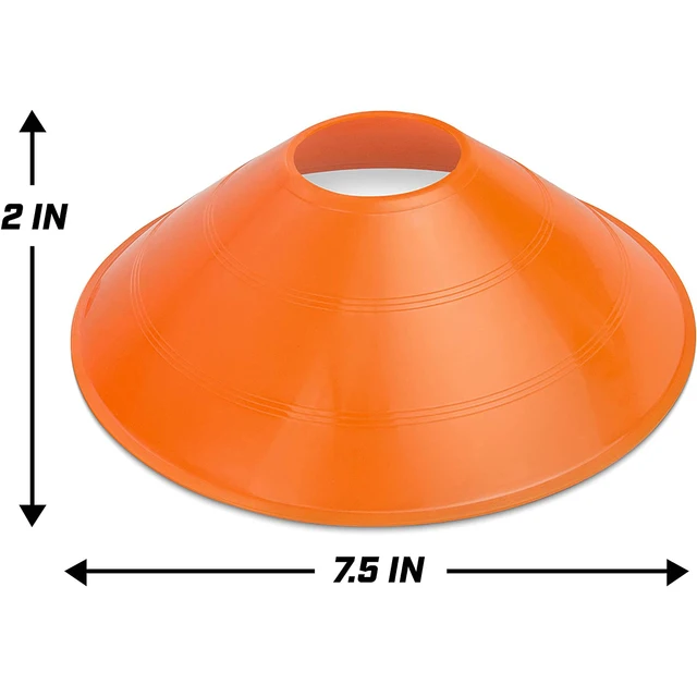 Set of 50 Agility Soccer Cones With Carry Bag Logo Disc And Holder For Training Football Kids Sports Field Cone Markers 6