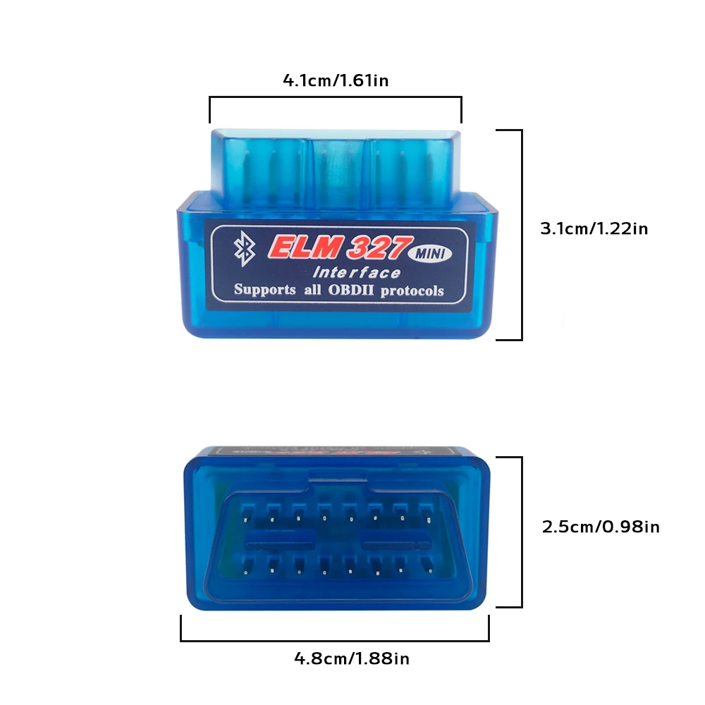 Мини elm327 Bluetooth OBD2 V1.5 автомобильный диагностический инструмент сканер код читатели сканирующий адаптер инструменты универсальный для Chevrolet Volvo Opel