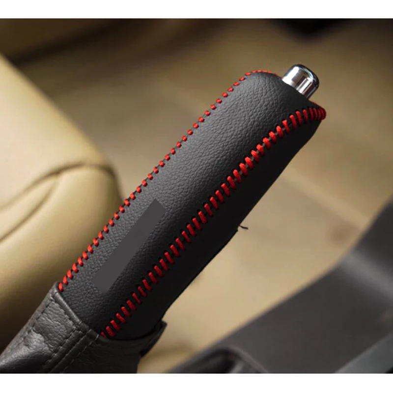 Ручное шитье Кожа ручка переключения рулевого механизма автомобиля для Toyota Land Cruiser Prado FJ150 2010 2011 2012 2013 аксессуары