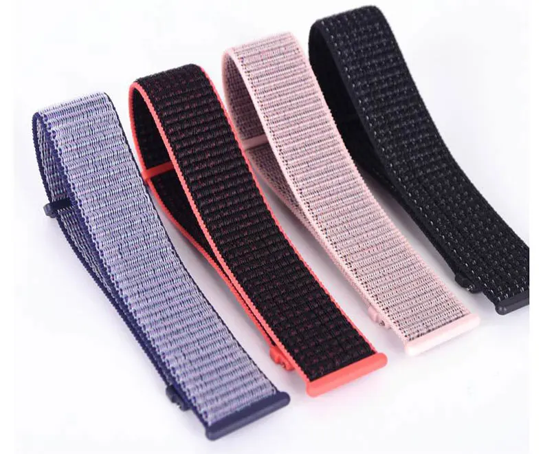 Q9 Nylon Loop Strap For Q3 Q8 Q8A Sport Watch Band Smartwatch Silicon Wrist Bracelet Replacement Quick Release belt