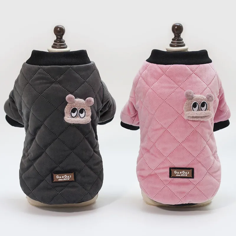 

10PC/Lot High Quality Dog Winter Coats Cartoon Dog Jacket French Bulldog Puppy Clothing Pet Clothes