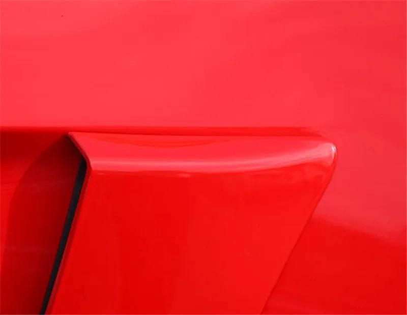 Для автомобиля Ford mustang боковые вентиляционные решетки колпак колеса- комплект кузова автомобиля широкофюзеляжный ABS материал колеса для бровей 4 шт./компл. спойлер