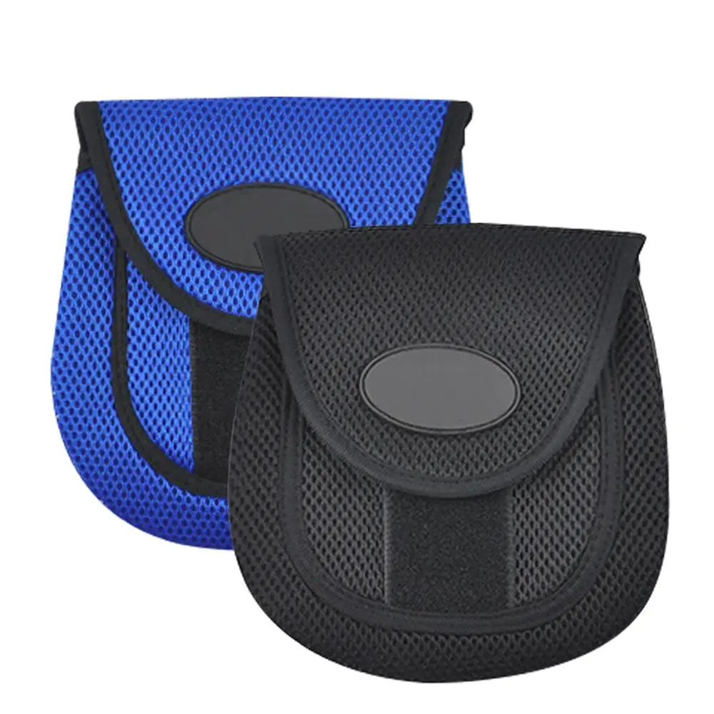 Canvas Fishing Reel Protective Sleeve Carry Bag Waterproof Breathable Pouch Waist Pack Pole Package Tackle |