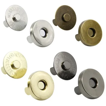 

18MM Magnetic Snap Fasteners Clasps Buttons Handbag Purse Wallet Craft Bags Parts Accessories DIY Replacement Button