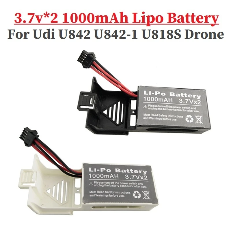 7 4 V 1000 MAH Li-Po батареи для Udi U842 U842-1 U818S Квадрокоптер с дистанционным управлением