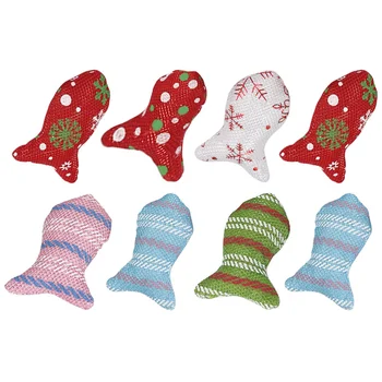 

8pcs Christmas Funny Bite-resistant Cat Plaything Cat Fish Toy Interactive Toy for Pet Cat