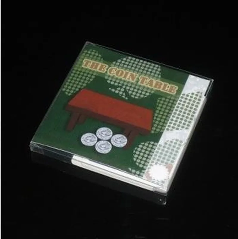 Монета стол(трюк и DVD) монета магия, карты фокусы, магии крупным планом, иллюзии, аксессуары для профессиональные маги
