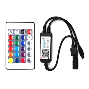 

DC 5V 12V 24V WIFI Music RGB RGBW Controller 16 Million Colors Magic Flashing Modes For LED Strip House Decoration