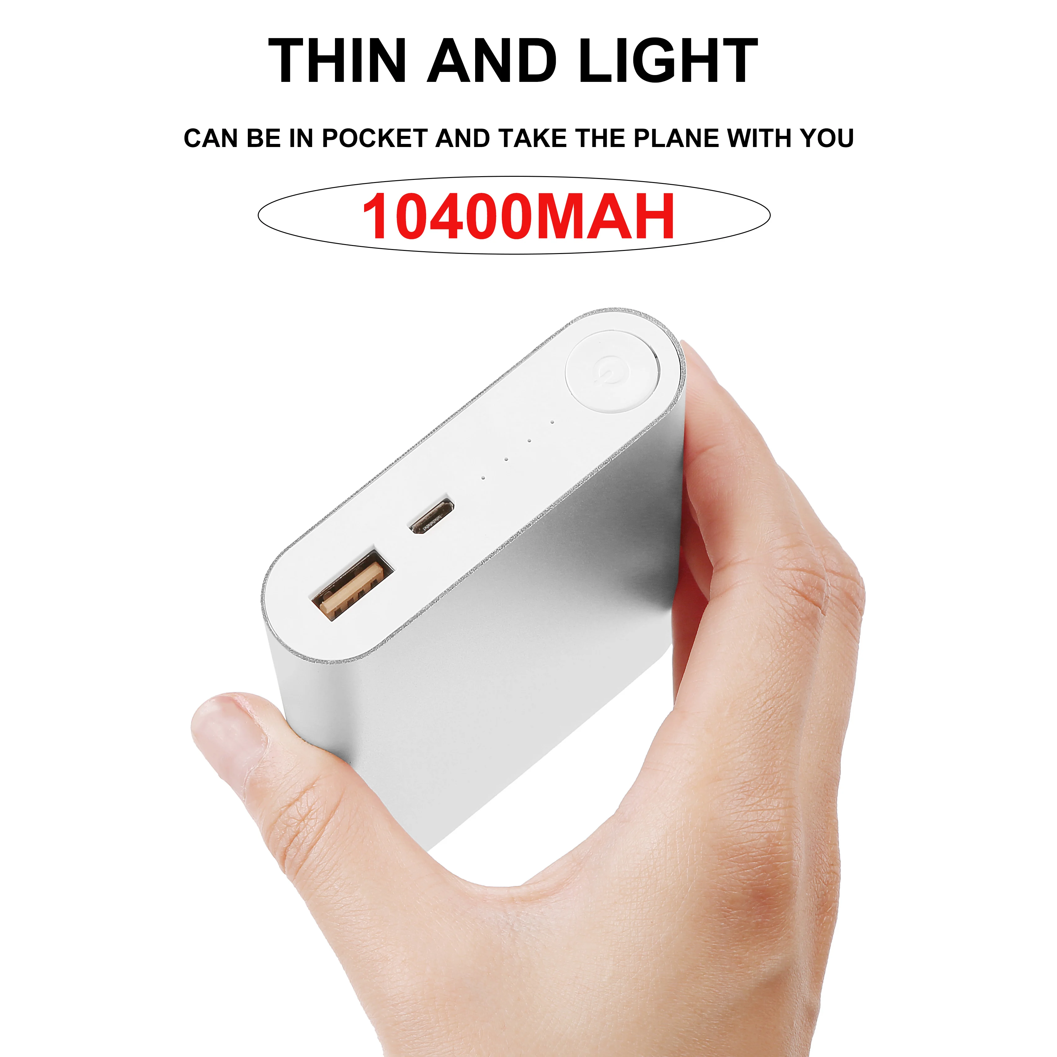 NATTHSWE внешний аккумулятор USB C PD Быстрая зарядка 3,0 10400 мАч Внешний аккумулятор для Xiaomi Mi 9 портативное Внешнее зарядное устройство