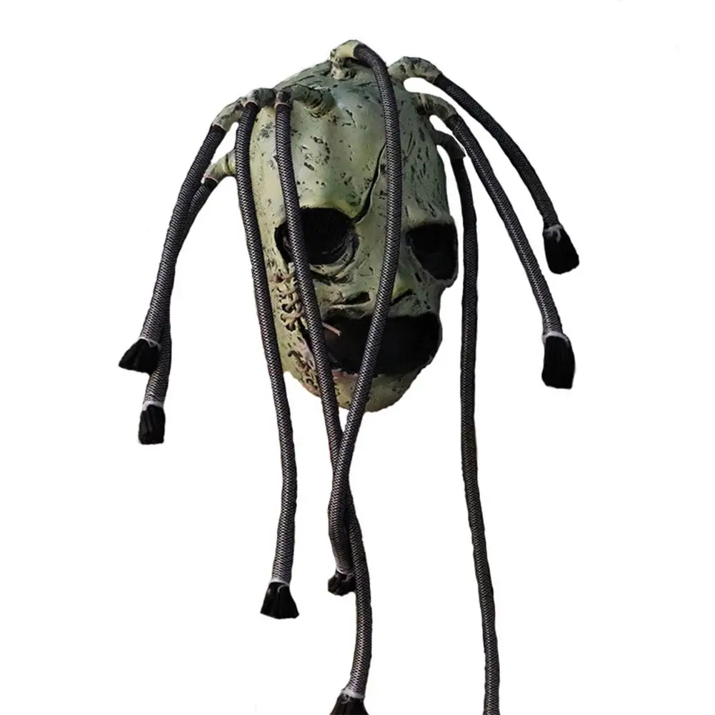 Маска Slipknot Horror Latex Grimace Tree маска монстра Реалистичная косплей реквизит для Хэллоуина - Цвет: a