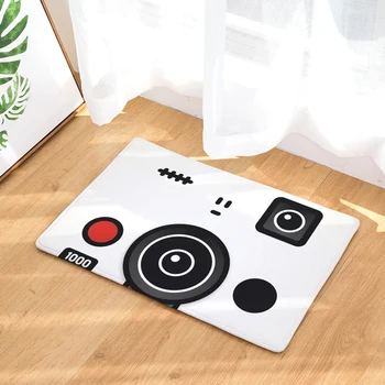 

Geometric Decorative Entrance Doormat Music Tape Gamepad Print Home Decor Kitchen Carpet Anti Slip Rectangle Bathroom Rugs