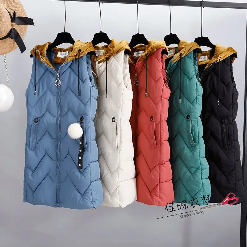Уплотненный теплый зимний жилет размера плюс для женщин 2020 новый милый меховой