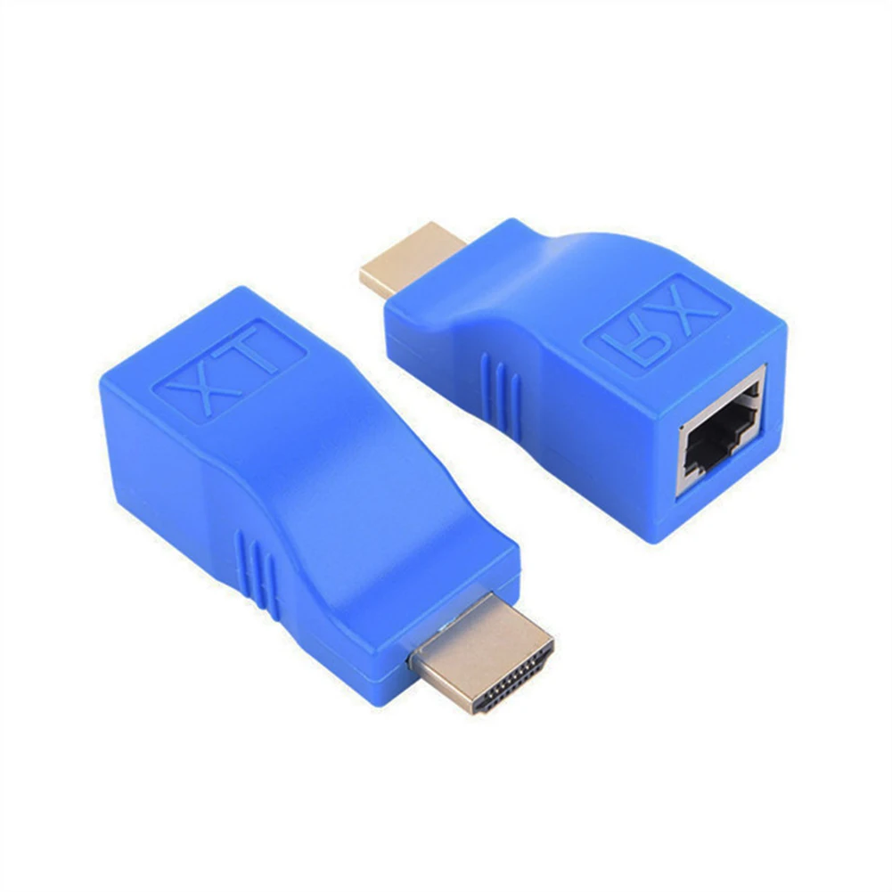 2  RJ45 4K HDMI ȣȯ Ȯ ִ 30m CAT5e Cat6 Ʈũ ̴ LAN, HDTV HDPC DVD PS3 STB 
