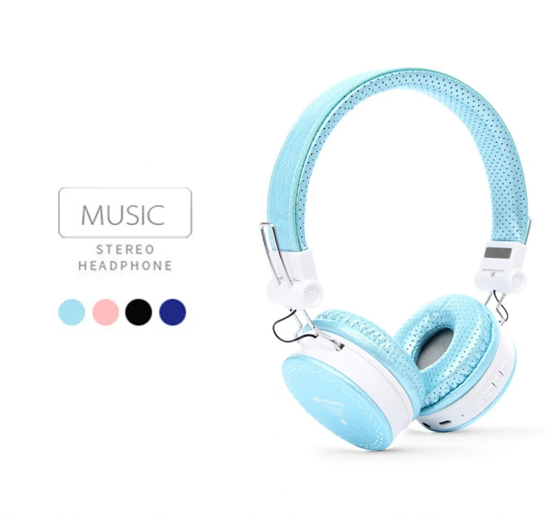 Bluetooth наушники беспроводные стерео Бас шумоподавление Музыка Спорт гарнитура с микрофоном слот для карты для Iphone Xiaomi