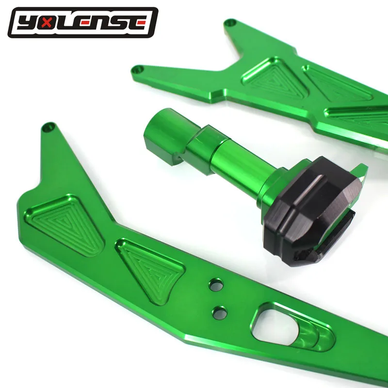 Для KAWASAKI NINJA250 NINJA300 NINJA 250 300 2013 2016 Мотоцикл CNC Рамка слайдер поломка защита от