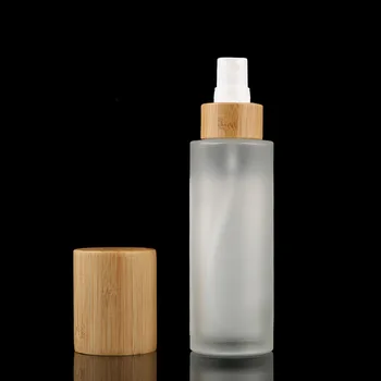 

1oz frosted clear CBD oil bottle 30ml 100ml bamboo bottles with lotion spray cap sample skin care cream/cosmetics cream jars