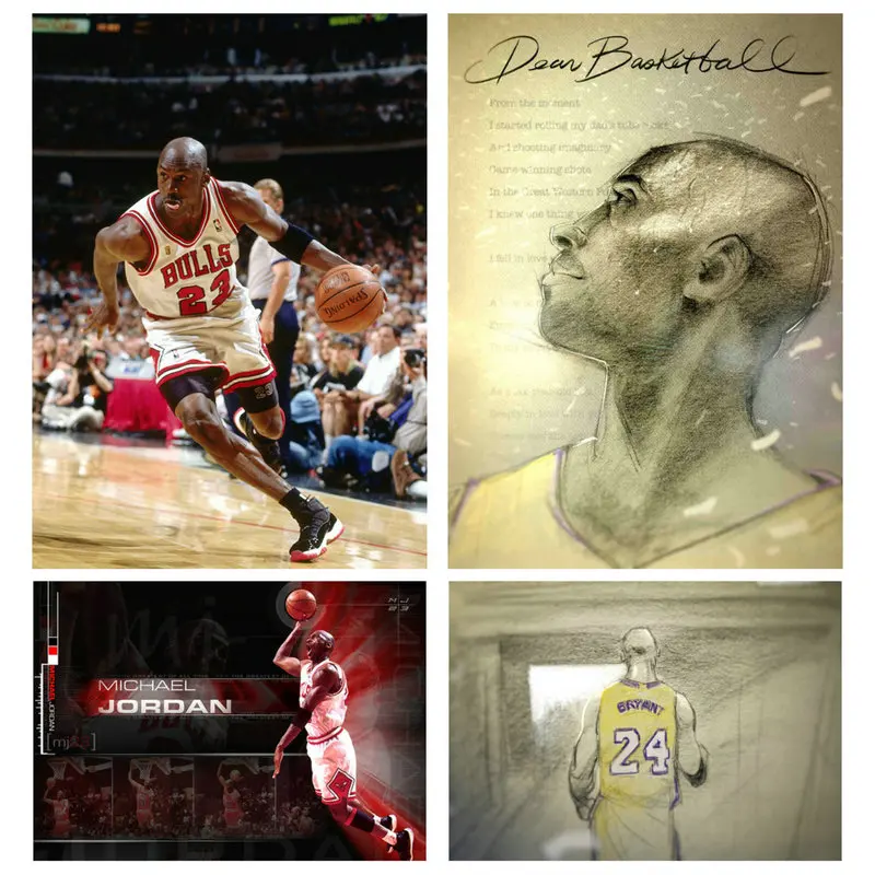 2020 г/кв. М бумажная карта Moive Новинка Спорт последний танц Майкл Джордан против